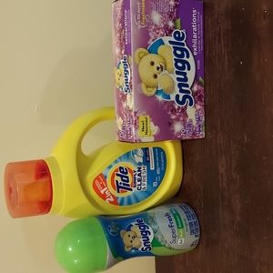 Tide and snuggle laundry bundle